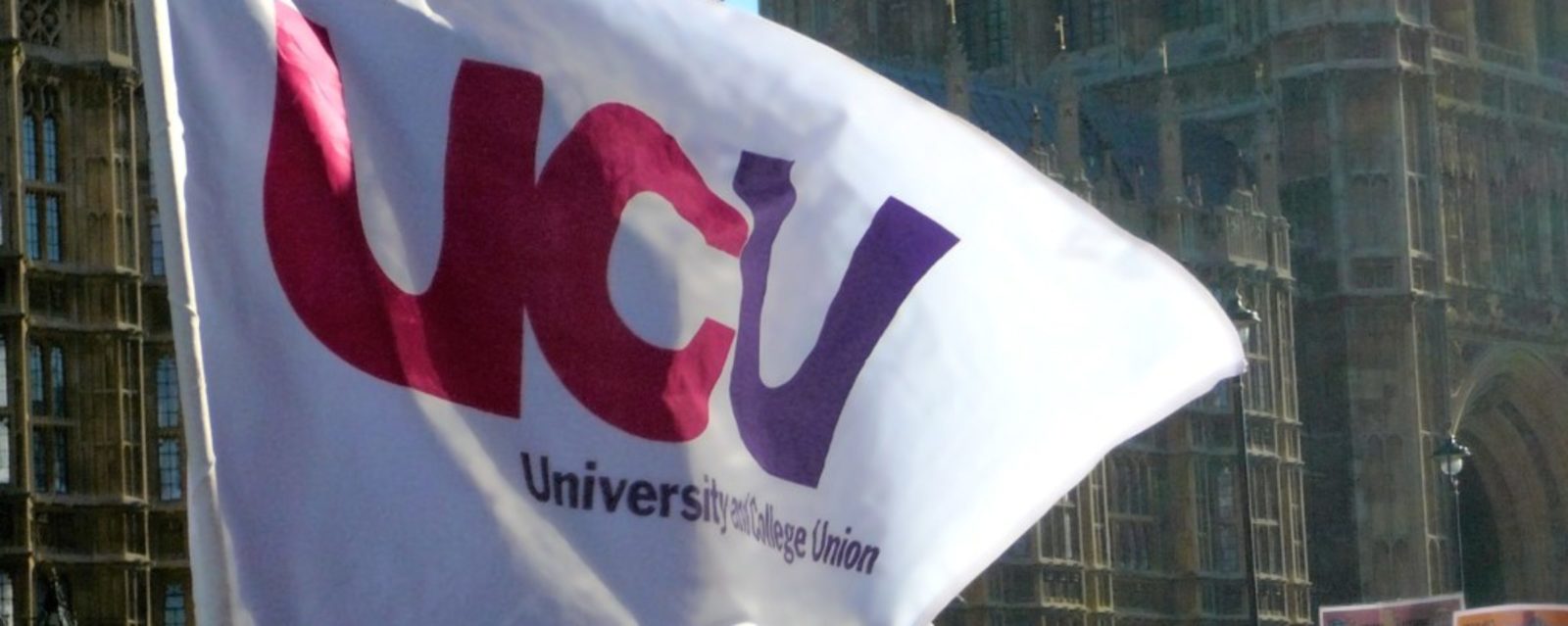 UCU Logo on a flag