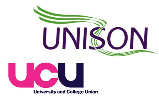 UCU and Unison Logos